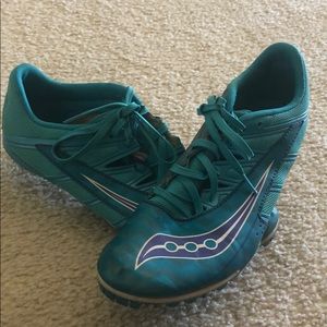 Saucony track shoes